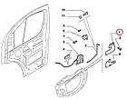 Ручка передніх правих дверей внутр Fiat Ducato, Peugeot Boxer, Citroen Jumper 4 (14-...), 735532880, 911760, фото 5