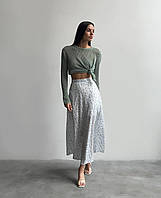 Юбка стильная женская, натуральный штапель 42-46 (2) Rin862-466