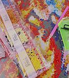 Алмазна вишивка люди мозаїка квадратними стразами Руда красуня 40*50см Малювання камінням Strateg L-080, фото 6