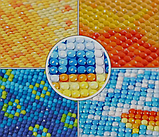 Алмазна вишивка люди мозаїка квадратними стразами Руда красуня 40*50см Малювання камінням Strateg L-080, фото 8