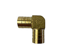 Перехідник (кут) шлангів обігрівача (D 18х18) латунь БС Авто