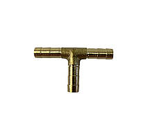 Перехідник (трійник) шлангів обігрівача (D 6х6х6) латунь БС Авто