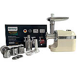 Електрична м'ясорубка-соковижималка для томатів RB 2270, електром'ясорубка 3800Вт для дому побутова, фото 7