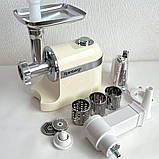 Електрична м'ясорубка-соковижималка для томатів RB 2270, електром'ясорубка 3800Вт для дому побутова, фото 8