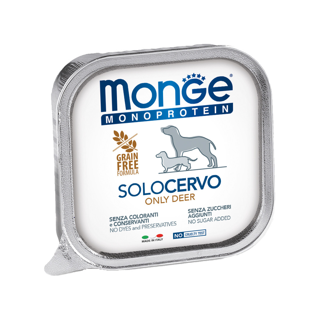 Monge SOLO 100% оленина 150 гр.