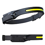 Яскравий та компактний налобний ліхтарик Supretto G28 із сенсором та датчиком руху, фото 5