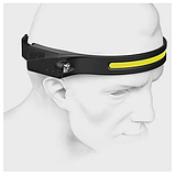 Яскравий та компактний налобний ліхтарик Supretto G28 із сенсором та датчиком руху, фото 7