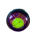 Спортивний тренажер для розвитку кисті Power ball спортивний тренажер Синій, фото 4