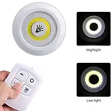 Світлодіодний сенсорний підсвічувальний нічник із пультом LED light / Набір бездротових ламп 3 шт., фото 4