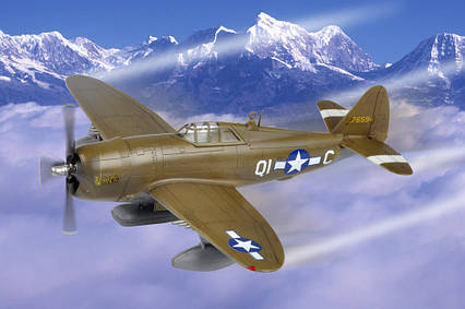 P-47D Thunderbolt Razorback. Модель літака у масштабі 1/72. HOBBY BOSS 80283, фото 1