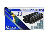 Перетворювач напруги GEKO 24V/230V 500/1000W, фото 8