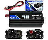 Перетворювач напруги GEKO 24V/230V 500/1000W, фото 10