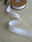 Стрічка  " Рюш " біла 18 м