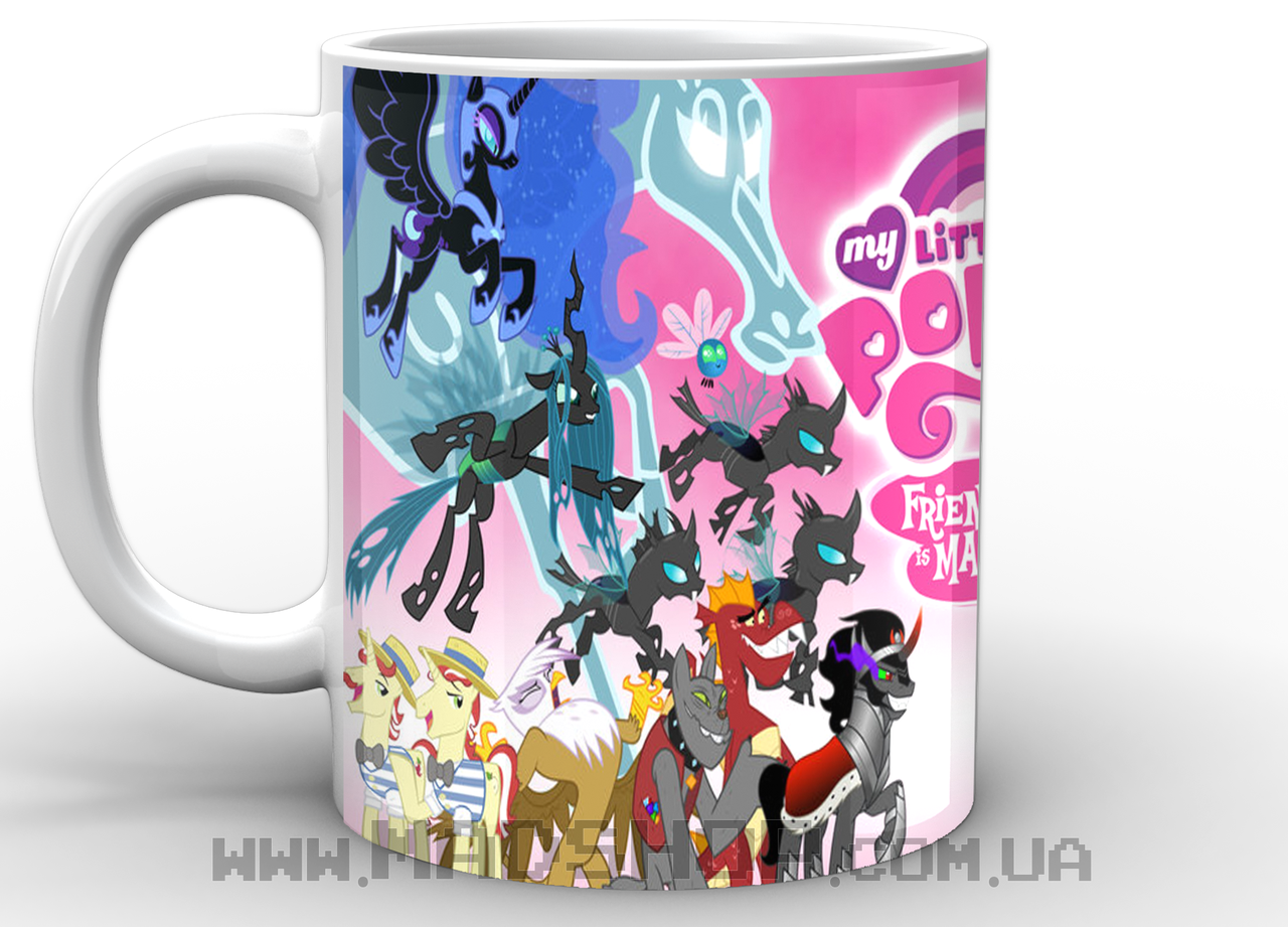 Кухоль My little pony friendship is magic ponies vs 2 by deltaraen CP 03.29