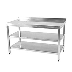 Стіл із бортом і 2 полицями знизу, фото 1