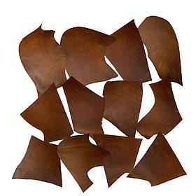 Шкіра натуральна Крейзі Хорс у шматках т.1,4-1,6 мм колір каштан