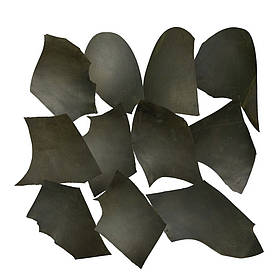 Шкіра натуральна Крейзі Хорс у шматках т.1,4-1,6 мм колір хакі