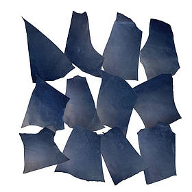 Шкіра натуральна Крейзі Хорс у шматках т.1,4-1,6 мм колір синій