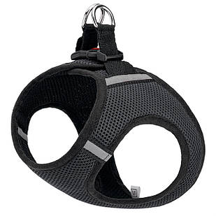 Шлея KARELINE з сітчастого нейлону, з пластиковою пряжкою та світловідбивальними елементами  М 380-405 мм