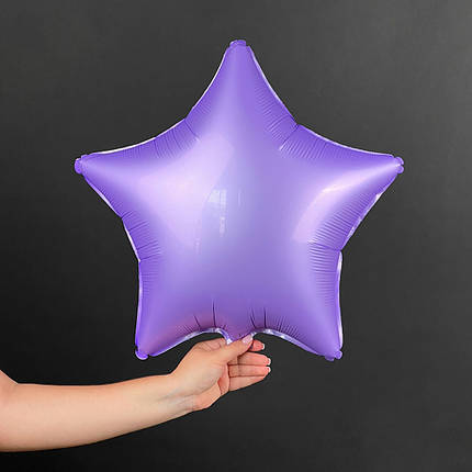 18" FLEXMETAL-ФМ 063 ЗІРКА Сатин Бузкова | Satin Pastel Lilac, фото 2
