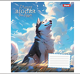 Зошит шкільний учнівський на 12 аркушів в клітинку 1 Вересня-Yes DREAM BIGGER Зошити для молодшої школи клітинка, фото 5