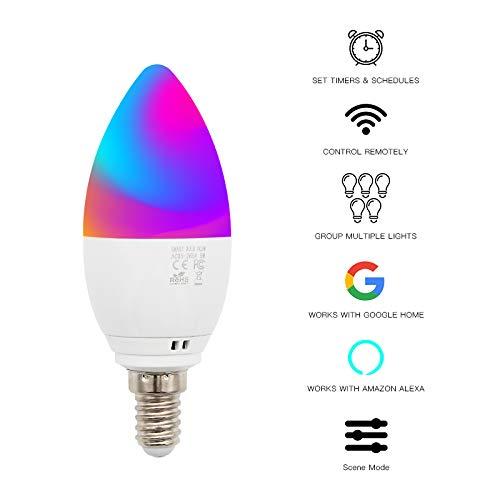 Розумна WiFi-лампочка 1DAL | RGBCW, E14, 5W (SBE14)