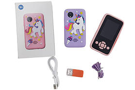 Смартфон "KidPhone Pony" з камерою та іграми (рожевий/фіолетовий) в коробці 14*9*4см