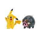 Набір ігрових фігурок Pokemon W17 - Пікачу та Лечонк, фото 4