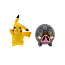 Набір ігрових фігурок Pokemon W17 - Пікачу та Лечонк, фото 5
