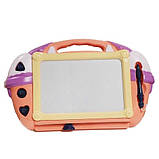 Столик — дощечка для малювання з магнітними штампами арт. CJ 6004-1 PM, фото 2