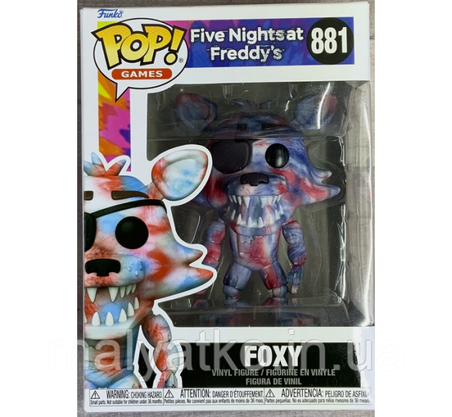 Фігурка фанко поп Фоксі Funko POP П'ять ночей з Фредді Five Nights at Freddy's Foxy 881