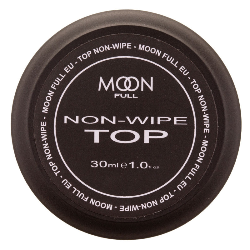 Топ для нігтів без липкого шару Moon Full Top Non-Wipe прозорий, 30 мл