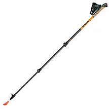 Телескопічні ультралегкі палиці для скандинавської ходьби Gabel Carbon XT 3S-100, 63-135 см (Black), фото 3