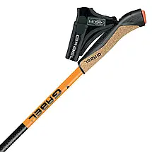 Телескопічні ультралегкі палиці для скандинавської ходьби Gabel Carbon XT 3S-100, 63-135 см (Black), фото 4