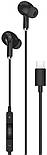 Дротові навушники XO EP23 music earphone Type-C штекер чорні, фото 3