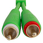Інсертний кабель UDG SET RCA - RCA GREEN 1,5m (U97001GR), фото 5
