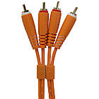 Інсертний кабель UDG SET RCA - RCA ORANGE 1,5m (U97001OR), фото 3