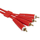 Інсертний кабель UDG SET RCA - RCA RED 1,5m (U97001RD), фото 3