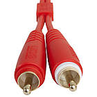 Інсертний кабель UDG SET RCA - RCA RED 1,5m (U97001RD), фото 5