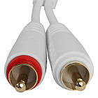 Інсертний кабель UDG SET RCA - RCA WHITE 3m (U97003WH), фото 5