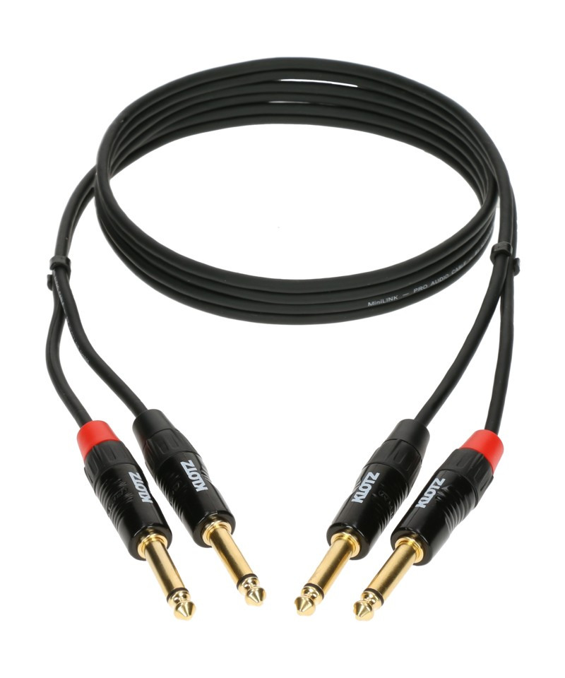 Інсертний кабель KLOTZ KT-JJ150 MINILINK PRO STEREO TWIN CABLE 1.5 M