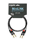 Інсертний кабель KLOTZ KT-JJ150 MINILINK PRO STEREO TWIN CABLE 1.5 M, фото 4
