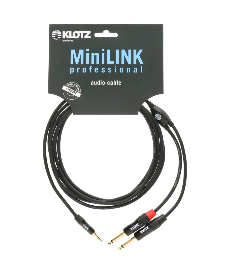 Інсертний кабель KLOTZ KY5-300 MINILINK PRO Y-CABLE BLACK 3 M