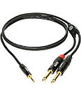 Інсертний кабель KLOTZ KY5-300 MINILINK PRO Y-CABLE BLACK 3 M, фото 3