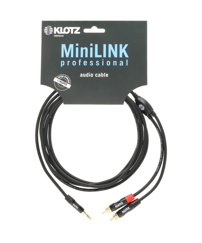 Інсертний кабель KLOTZ KY7-090 MINILINK PRO Y-CABLE BLACK 0.9 M