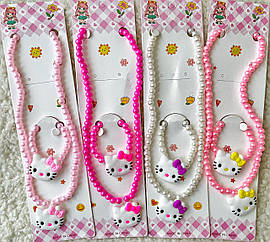 Дитячий набір бижутеріі 2 предмета 12 наб/уп КІТІ