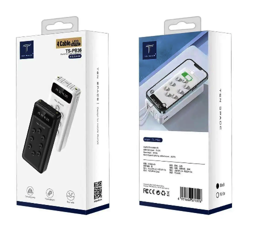 Повербанк Power Bank TEN SPACE TS-PB36 30000mAh / реальна місткість