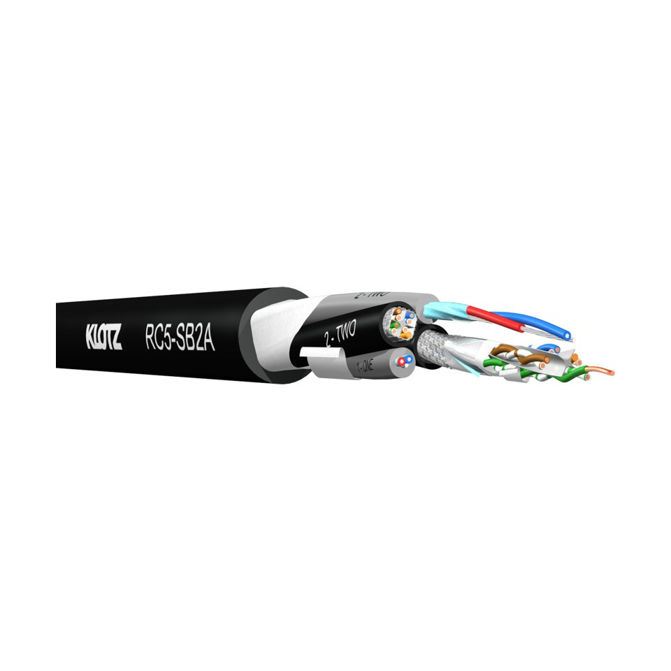 Двопарний Cat5/AES/EBU кабель KLOTZ RC5-SB2A