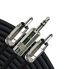 Інсертний кабель RAPCO HORIZON YN1-C-10 Y-CABLE 3.5MM TRS-RCA MALE (3M), фото 3