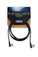 MIDI-кабель ROCKBOARD RBO CAB MIDI 200 BK FLAT MIDI CABLE - BLACK, 200 CM